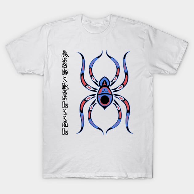 Asabikeshiinh (Spider) T-Shirt by KendraHowland.Art.Scroll